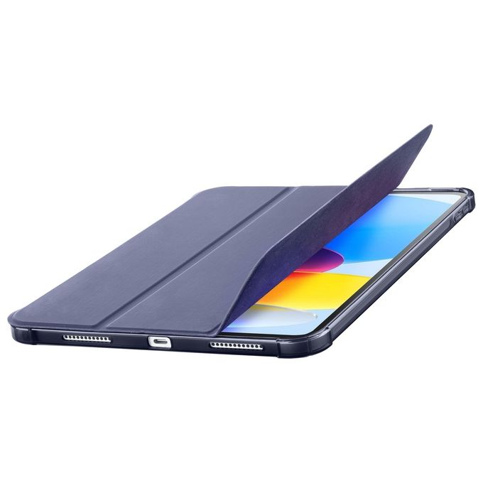 Cellula Line Folio Cover per iPad 10.9'' (2022) Custodia per tablet con funzione stand Blu