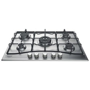 Hotpoint Ariston PCN 752 T-IX-HA Piano Cottura a Gas 5 Zone 75 cm Acciaio Inox