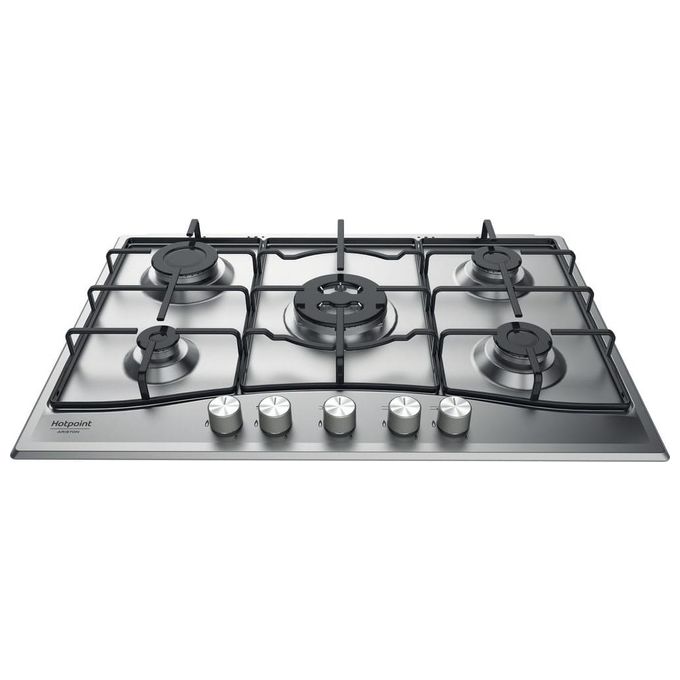 Hotpoint Ariston PCN 752 T-IX-HA Piano Cottura a Gas 5 Zone 75 cm Acciaio Inox