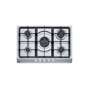 Franke FHSL 755 4 GAV TC XS C Piano Cottura a Gas 5 Zone 1 Tripla Corona centrale Griglie in ghisa 75 cm Inox 106.0459.731