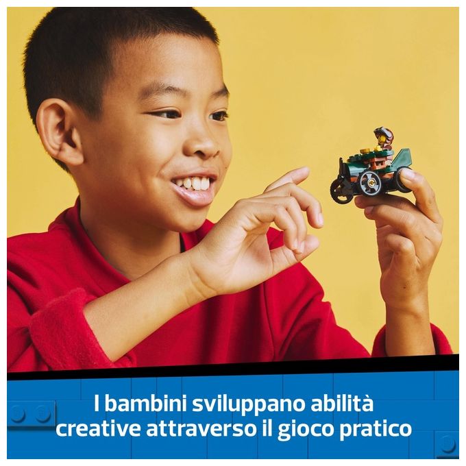 Lego Gioco Veicoli da Corsa Aereo Letto d'Ospedale Modello 60459 City