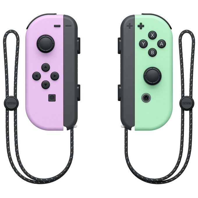 Nintendo Joy-Con Set di 2 Pezzi Viola Pastello e Verde Pastello
