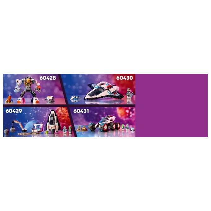 LEGO City 60430 Astronave Interstellare 60430-LEGO Giocattolo Gioco Spaziale per Bambini 6+ Anni con Navicella Minifigure e Drone Robot