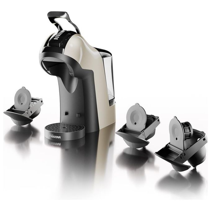 Tristar CM-2301 Macchina da Caffe' 3-in-1 Compatibile con Nespresso Dolce Gusto Cialde ESE 1400W