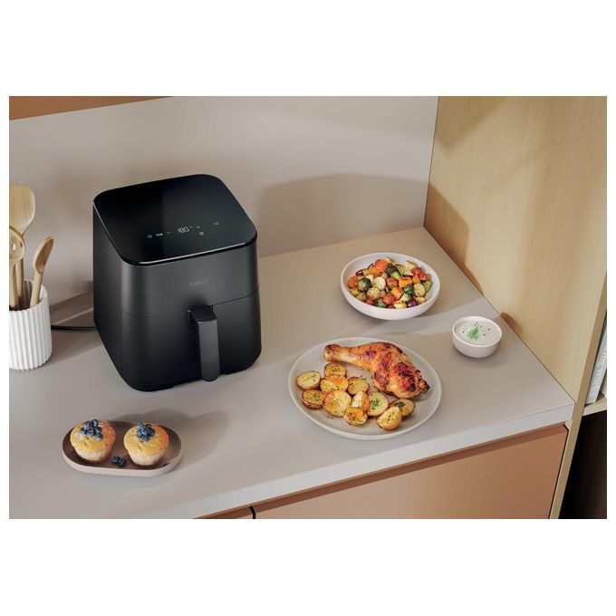 Candy CCAF 011 Friggitrice ad Aria Capacita' 5 Litri Potenza 1500 Watt colore Nero