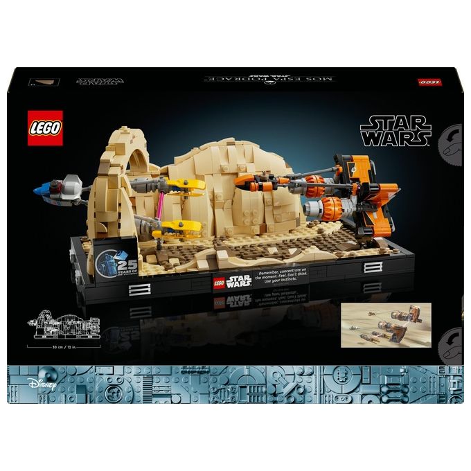 LEGO Star Wars Diorama Gara dei Sgusci su Mos Espa di Anakin Skywalker, Kit Modellismo per Adulti dal Film La Minaccia Fantasma, Gadget da Collezione