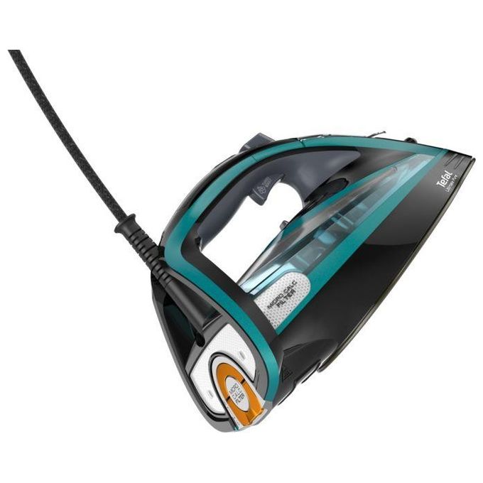 Tefal FV9844 Ultimate Pure Ferro da Stiro a Vapore Durilium Autoclean 3200W Nero Blu