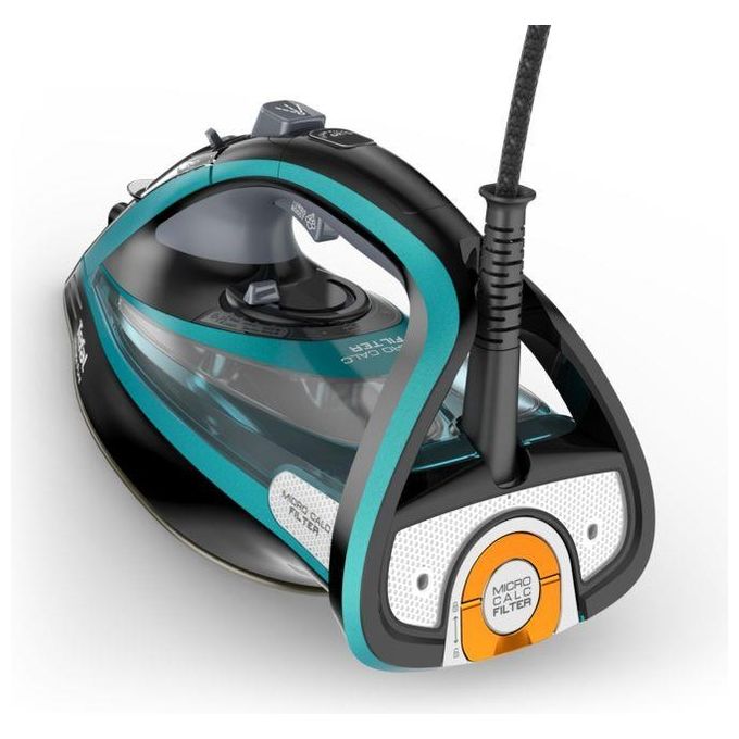 Tefal FV9844 Ultimate Pure Ferro da Stiro a Vapore Durilium Autoclean 3200W Nero Blu