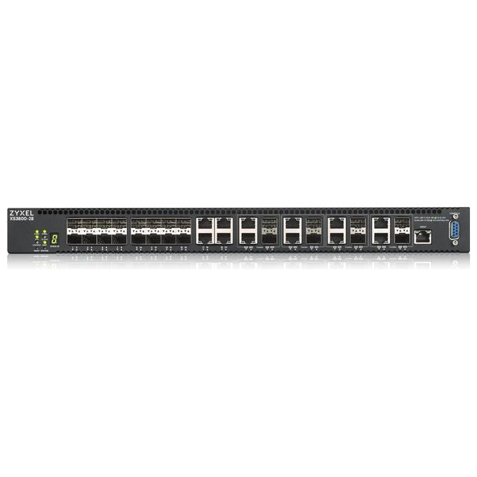Zyxel Xs3800-28 Nebulaflex Switch Gestito L2+ 10g Ethernet 100-1000-10000 Nero