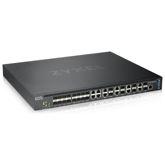 Zyxel Xs3800-28 Nebulaflex Switch Gestito L2+ 10g Ethernet 100-1000-10000 Nero