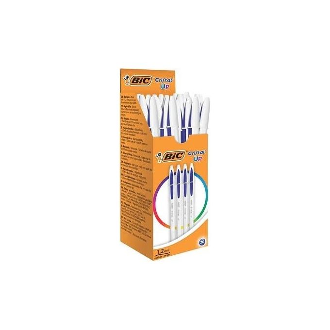 Bic Confezione 20 Penne Cristal Up Blu 1,2mm