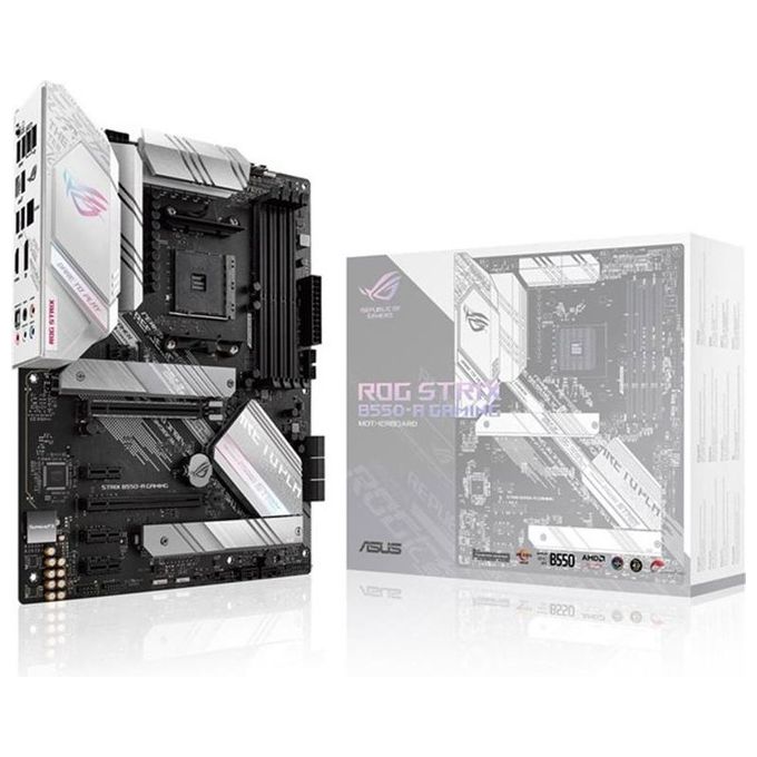 ASUS ROG STRIX B550-A GAMING Scheda Madre AMD B550 Ryzen AM4 Gaming ATX con PCIe 4.0