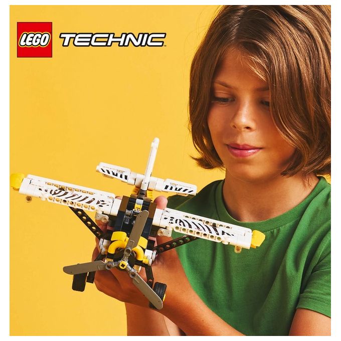 LEGO Aereo Bush Technic 42198 Modellino da Costruzione Innovativo ed Educativo per Appassionati di Ingegneria e Design Creativo