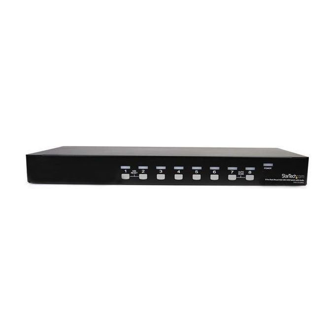 StarTech.com Switch Kvm Vga Usb A 8 Porte Rack 1u C-audio