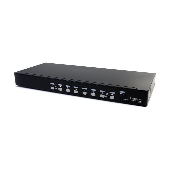StarTech.com Switch Kvm Vga Usb A 8 Porte Rack 1u C-audio