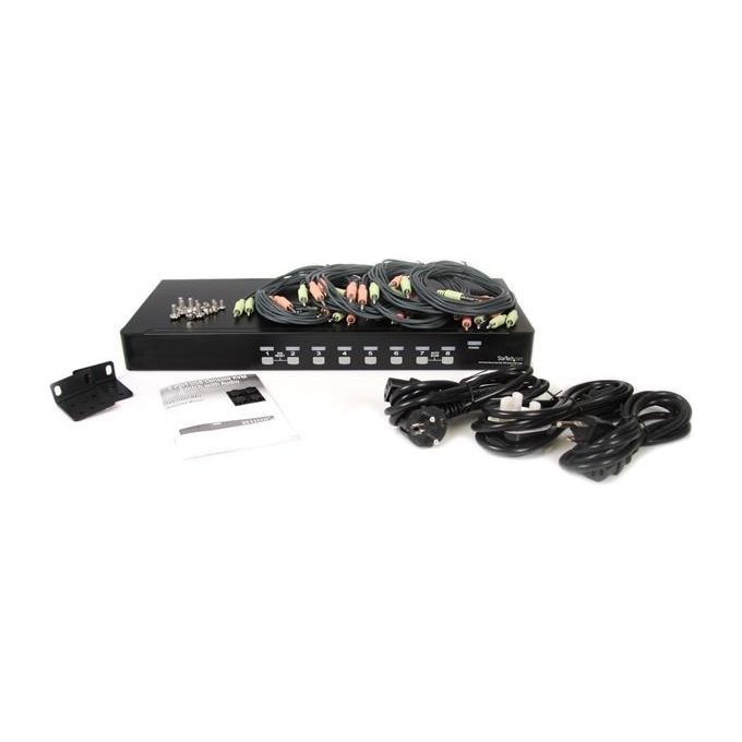 StarTech.com Switch Kvm Vga Usb A 8 Porte Rack 1u C-audio