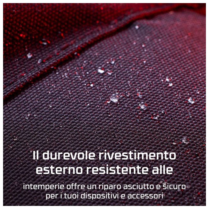 Hyperx Zaino per Notebook Delta Nero e Rosso