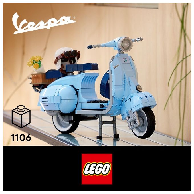 LEGO Icons 10298 Vespa 125, Set in Mattoncini, Modellismo Adulti, Replica Piaggio Anni 60, Idea Regalo, Hobby Creativo