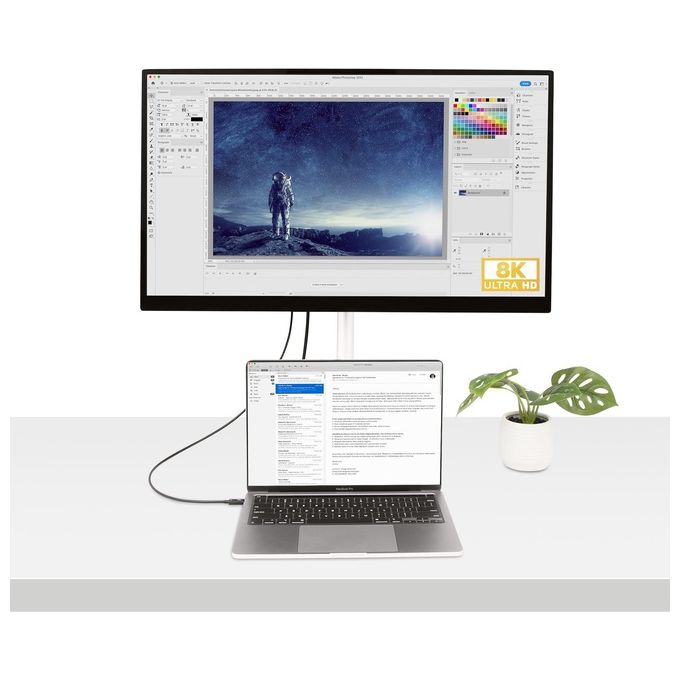 StarTech.com Cavo Thunderbolt 4 da 1mt 40gbps Pd 100W