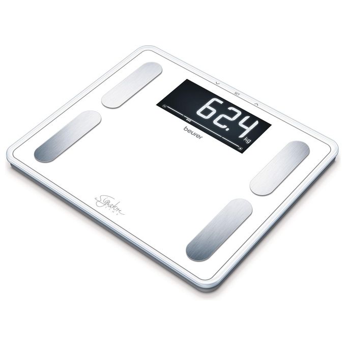 Beurer BF 410 Signature Line White Bilancia Diagnostica XXL con Portata fino a 200Kg 35x30cm Bianco