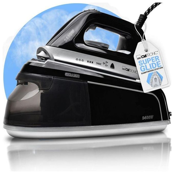 Clatronic DBS 3749 Stazione da Stiro a Vapore Nero