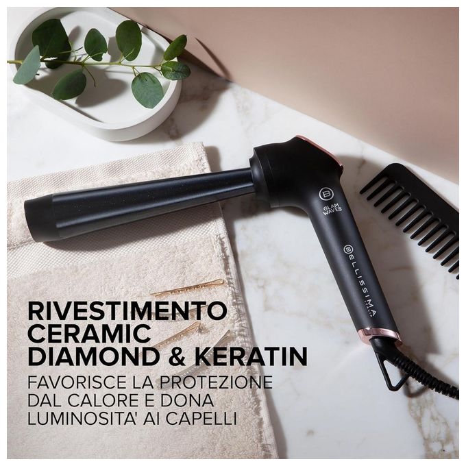 Imetec Arricciacapelli Bellissima Glam Waves Black and Rose Gold