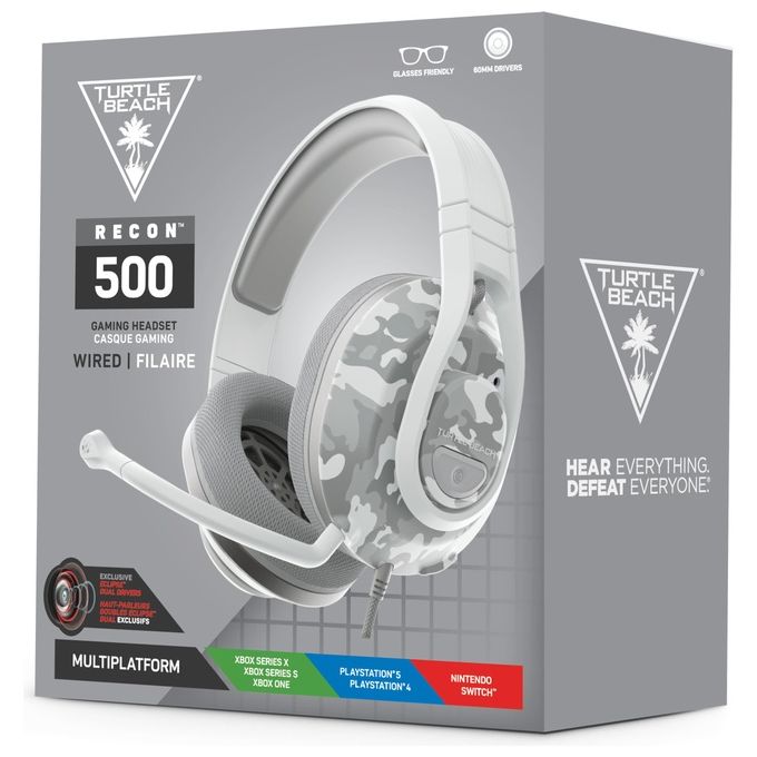 Turtle Beach Recon 500 Camo Ghiaccio Cuffie Gaming