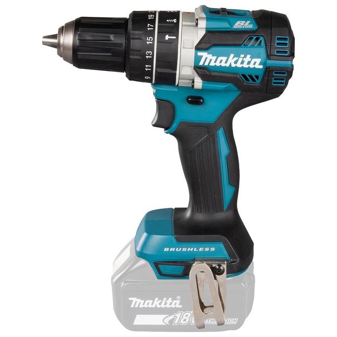 Makita Trapano Avvitatore a Percussione DHP484ZJ 18V 13mm 60Nm Motore Brushless (Batteria Non Inclusa)