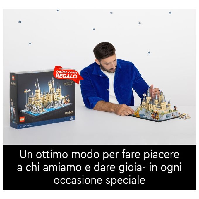 LEGO Harry Potter 76419 Castello e Parco di Hogwarts, Grande Set con Torre dell'Astronomia, Sala Grande e Camera dei Segreti