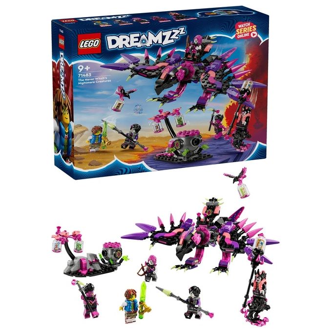 LEGO 71483 Le Creature da Incubo della Mai-Strega Set da Costruzione 457 Pezzi per Bambini 9+ colore Multicolore