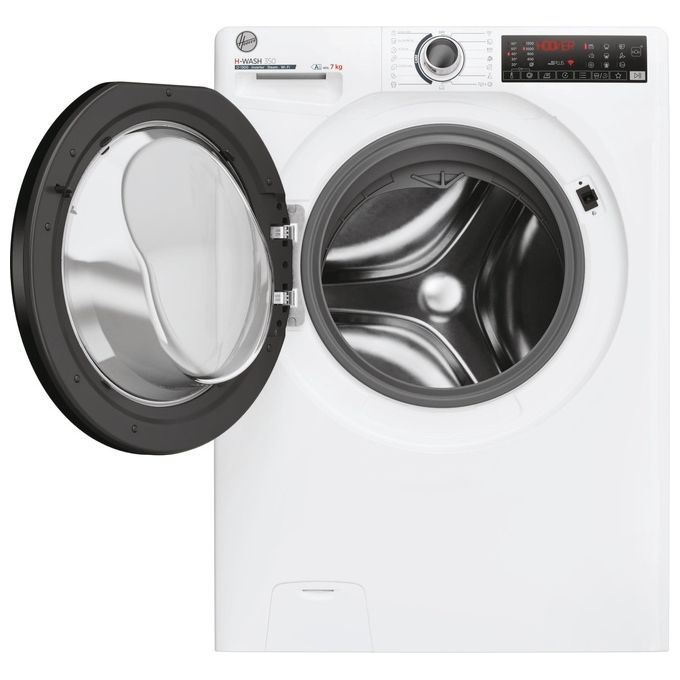 Hoover H3WPS4376TAMB6-S H-Wash 350 Lavatrice Slim 7 Kg 1300 rpm Classe A Inverter Vapore Wi-Fi (85x60x44 cm) colore Bianco