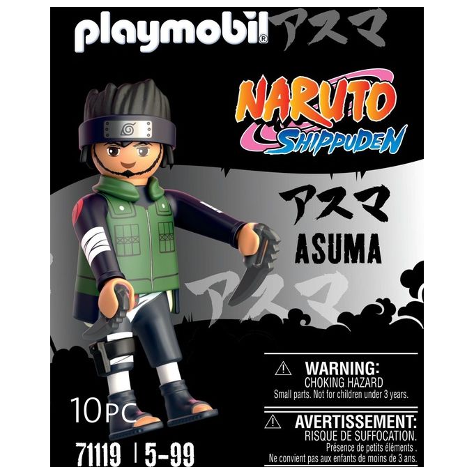 Playmobil Naruto Asuma in Tenuta da Battaglia