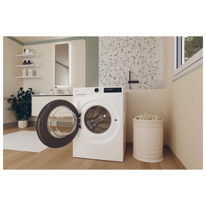 Candy BR 48B6-S ProWash 500 Lavatrice Frontale 8 Kg 1400 rpm Classe A Wi-Fi Inverter 16 Programmi (85x60x53 cm) colore Bianco