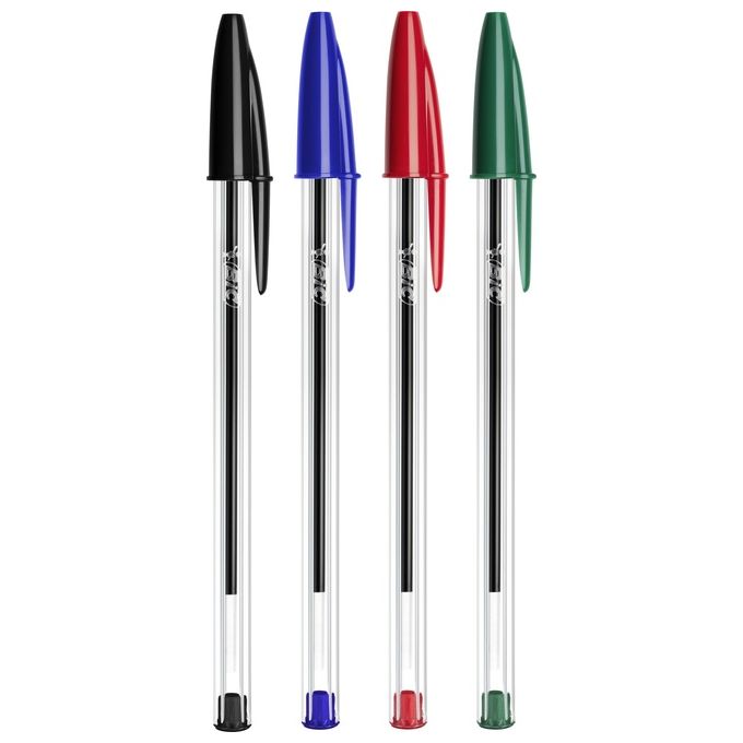 Bic Confezione 20-Blister Penne Colorate Mega Cristal