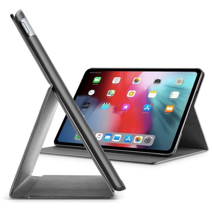 Cellular Line Custodia per iPad Pro 1,.9'' 2018 Ultraleggera e Sottile con un Innovativo Stand Multiangolo