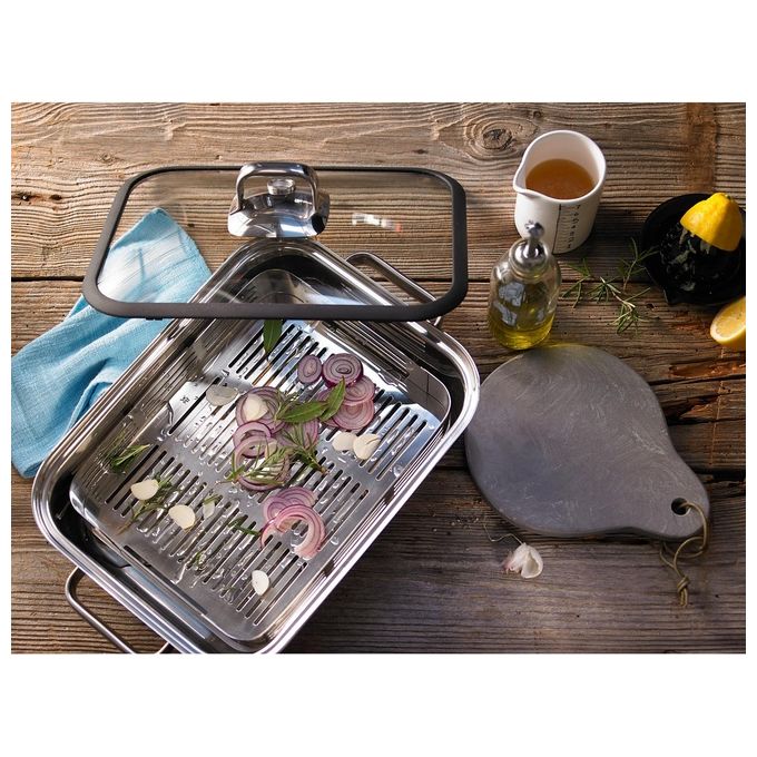Wmf Rostiera con Coperchio in Silicone Vitalis 41x27cm