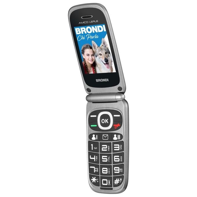 Brondi Amico Leale 2.4'' Dual Sim SOS Black Metal