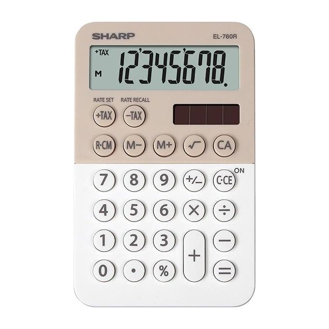 Sharp El760rbla Calcolatrice Visiva Beige