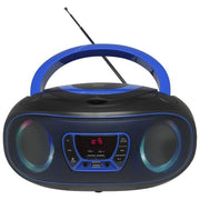 Denver TCL-212BT Lettore Cd Portatile Nero-Blu