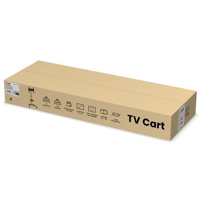 Conceptronic Carrello e Supporto Multimediale per Display 32''-55'' Nero