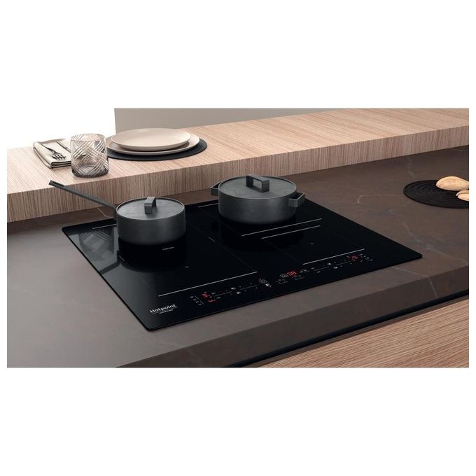 Hotpoint HB 3160C NE Piano Cottura ad Induzione 4 Zone 59 cm Nero