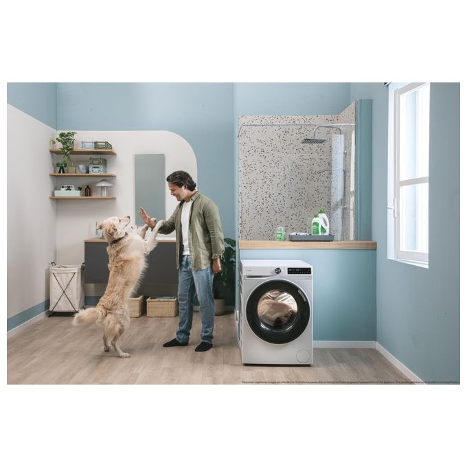 Candy BR 410BL8-S ProWash 500 Lavatrice Carica Frontale Libera Installazione 10 Kg 1400 Rpm Classe A Connessione Wi-Fi Bluetooth (85x59.5x57.9 Cm) Colore Bianco