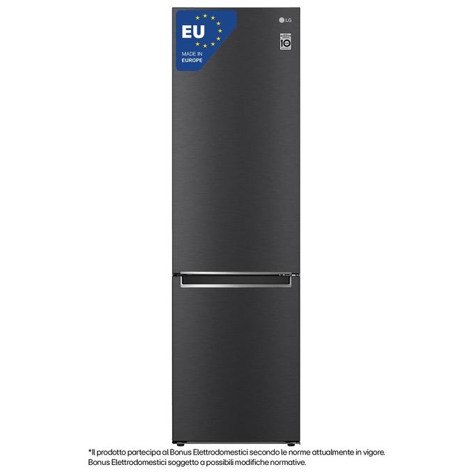 LG GBB72MCVGN Frigorifero Combinato Capacita' 419 Litri Classe energetica D Total No Frost Metal Fresh Door Cooling+ 203 cm Nero Matte Black