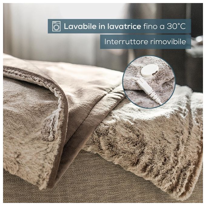 [ComeNuovo] Beurer HD 150 XXL Nordic Coperta Elettrica in Morbido Micropile 200x150cm