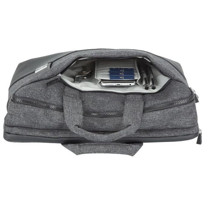Rivacase Borsa a Spalla per MacBook Pro 16 Pollici - Nera