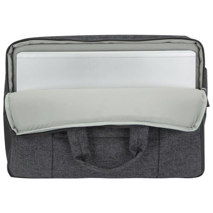 Rivacase Borsa a Spalla per MacBook Pro 16 Pollici - Nera