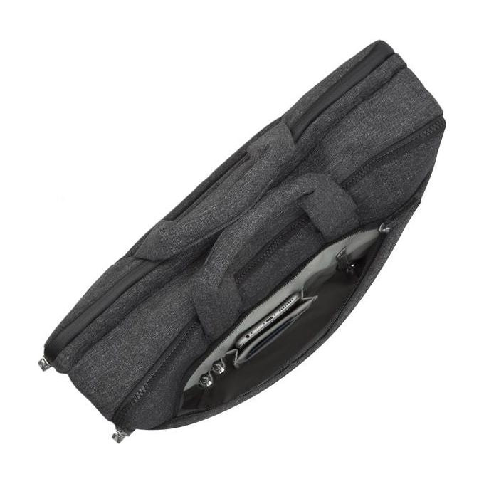 Rivacase Borsa a Spalla per MacBook Pro 16 Pollici - Nera