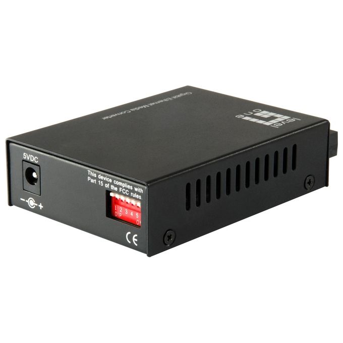 LevelOne GVT-2002 Convertitore Multimediale di Rete 1000 Mbit-s 1310 Nm Modalita' Singola Nero