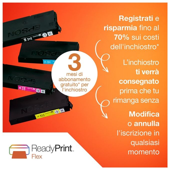 Epson C11CK67403 Expression Home XP-2200 Stampante Multifunzione Inkjet A4 Stampa Copia Scansione Wi-Fi Wi-Fi Direct Fronte Retro Manuale colore Nero
