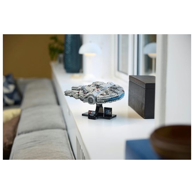 LEGO Star Wars 75375 Millennium Falcon, Modellino da Costruire di Astronave per Adulti, Idee Regalo Lui, Lei, Marito o Moglie
